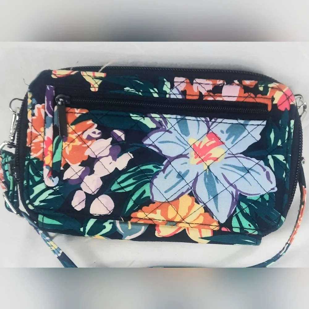 Vera Bradley Purse Handbag Crossbody Wallet Floral Lots Storage CC Holder RFID